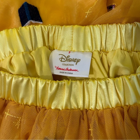 Hanna Andersson Beauty and The Beast Embroidered Tulle Skirt - Size Small - Picture 3 of 3